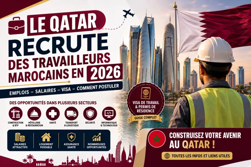 Travailler au Qatar en 2026 : guide complet pour les Marocains (emplois, salaires, visa et comment postuler)