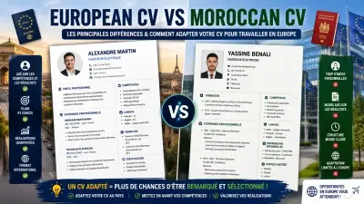 Le « CV européen » n'existe pas : adapter son CV marocain selon le pays visé