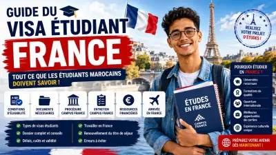 Visa étudiant France depuis le Maroc : le nouveau seuil de 877,50 € par mois et le calendrier Campus France