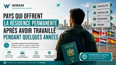 Quels pays permettent d'obtenir la résidence permanente après quelques années de travail ?