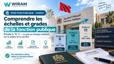 Échelles et grades de la fonction publique marocaine : ce que 9, 10 et 11 changent vraiment