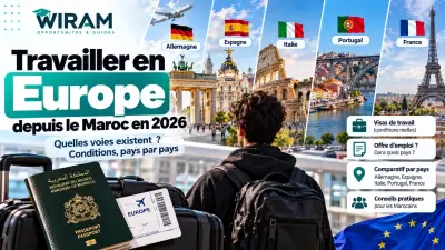 Travailler en Europe depuis le Maroc : quelles voies existent en 2026 ?