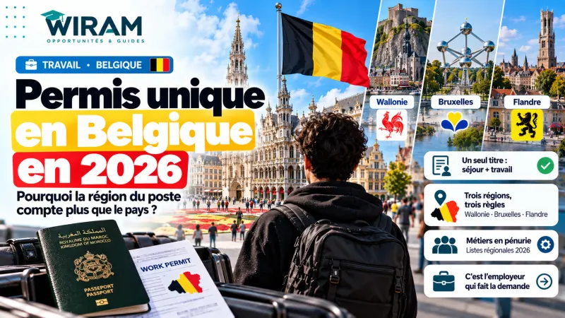 Permis unique en Belgique : pourquoi la région du poste compte plus que le pays