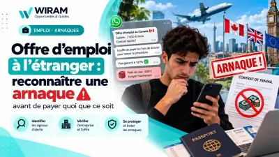 Offre d'emploi à l'étranger : reconnaître une arnaque avant de payer quoi que ce soit