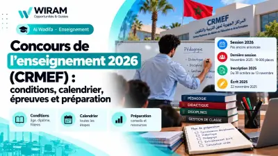 Concours de l'enseignement 2026 (CRMEF) : conditions, calendrier, épreuves et préparation